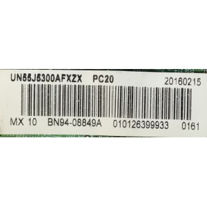 MAIN PARA SMART TV SAMSUNG / NUMERO DE PARTE BN94-08849A / BN41-02307B / BN9408849A / BN4102307B / BN97-09262D / DISPLAY T550HVN08.3 / MODELO UN55J5300AFXZX DH01